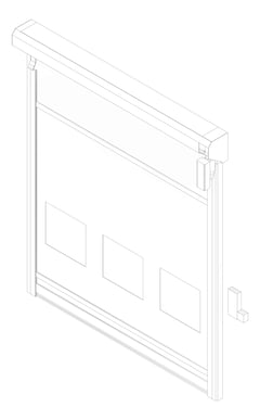 3D Documentation Image of Door Roller RemaxDoors Rapid HS35 ConcealedTrack