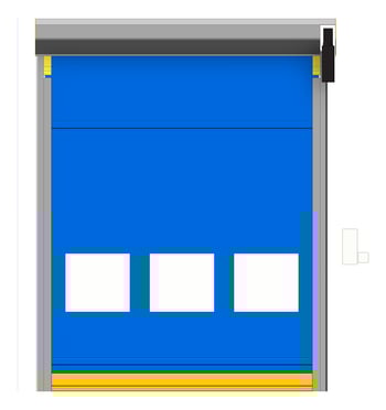 Front Image of Door Roller RemaxDoors Rapid HS35 ProtrudingTrack