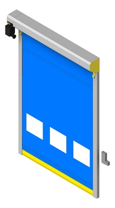 3D Shaded Image of Door Roller RemaxDoors Rapid HS50 ConcealedTrack