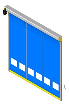 3D Shaded Image of Door Roller RemaxDoors Rapid HS65 ProtrudingTrack