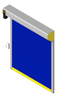 3D Shaded Image of Door Roller RemaxDoors Rapid MovichillXL ConcealedTrack