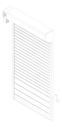 3D Documentation Image of Door Roller RemaxDoors Rapid MovichillXL ProtrudingTrack