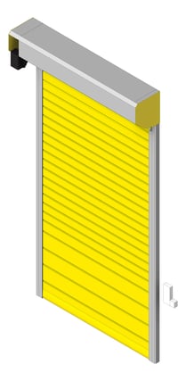 3D Shaded Image of Door Roller RemaxDoors Rapid MovichillXL ProtrudingTrack