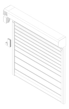 3D Documentation Image of Door Roller RemaxDoors Rapid Movichill ConcealedTrack