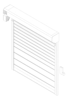 3D Documentation Image of Door Roller RemaxDoors Rapid Movichill ProtrudingTrack