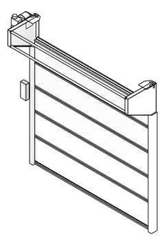 3D Documentation Image of Door Sectional RemaxDoors Enturi EN30