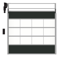 Front Image of Door Sectional RemaxDoors Enturi EN30 VisionPanel