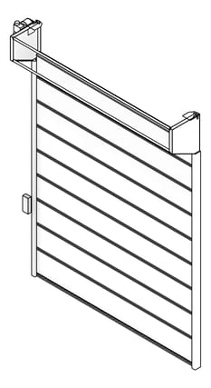 3D Documentation Image of Door Sectional RemaxDoors Enturi EN55