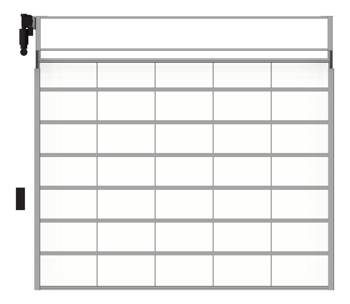 Front Image of Door Sectional RemaxDoors Enturi EN55 GlazedPanel