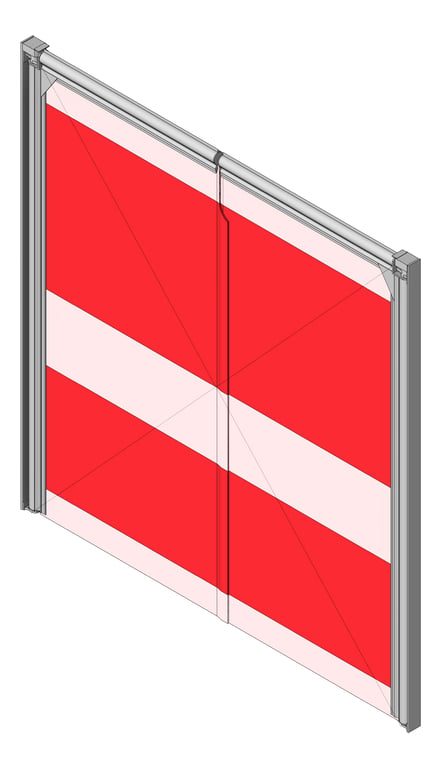 Door Swing RemaxDoors FlexiblePVC 2400Series Double