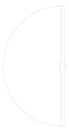 Plan Image of Door Swing RemaxDoors FlexiblePVC 2400Series Single