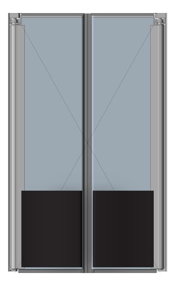 Front Image of Door Swing RemaxDoors ThermalTraffic 4500Series Double