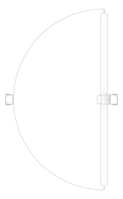 Plan Image of Door Swing RemaxDoors ThermalTraffic 4500Series Single Frame