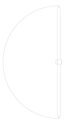 Plan Image of Door Swing RemaxDoors ThermalTraffic 4500Series Single