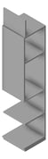 3D Presentation Image of JOINERY Teaching Cupboard Type2 Middle-3100x750mm