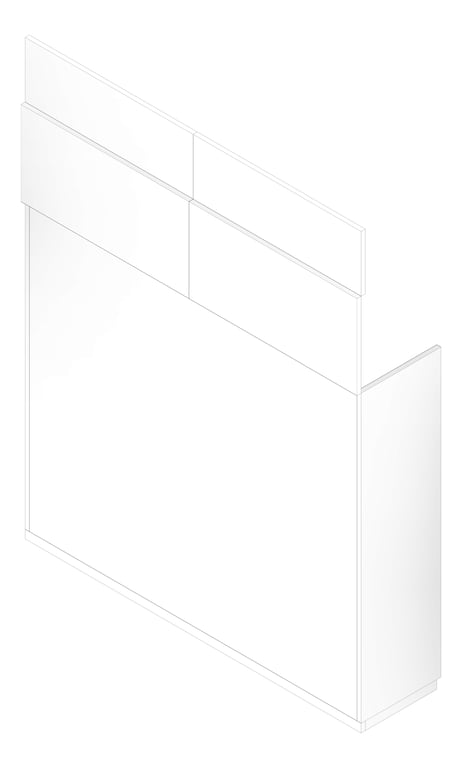 3D Documentation Image of JOINERY Teaching Cupboard Type6 AVUnit-3100x2400mm