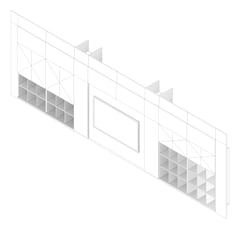 3D Documentation Image of JOINERY Teaching Wall Type2 PS-GLS