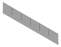 3D Presentation Image of BALUSTRADE External Circulation Type1A 7500mm