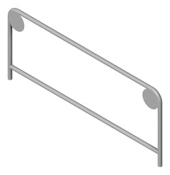 3D Presentation Image of BALUSTRADE External Circulation Type1F 2400mm