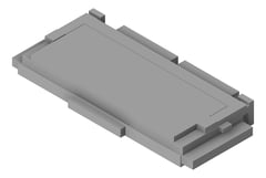 3D Presentation Image of BULKHEAD Assembly Internal Type1 446x7200mm