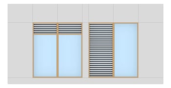 Front Image of FACADE Assembly Admin Type1B 3900x7500mm