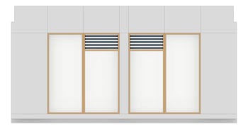 Front Image of FACADE Assembly Admin Type4A 3900x7500mm