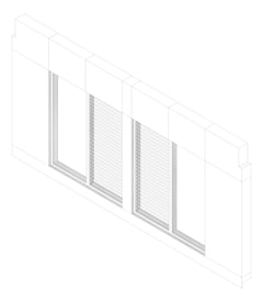 3D Documentation Image of FACADE Assembly Food-And-Textile Type1A 3900x7500mm