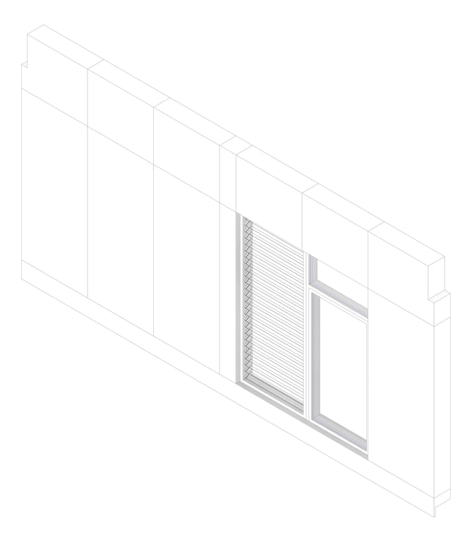3D Documentation Image of FACADE Assembly Food-And-Textile Type2A 3900x7500mm