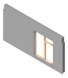 3D Presentation Image of FACADE Assembly Food-And-Textile Type2A 3900x7500mm