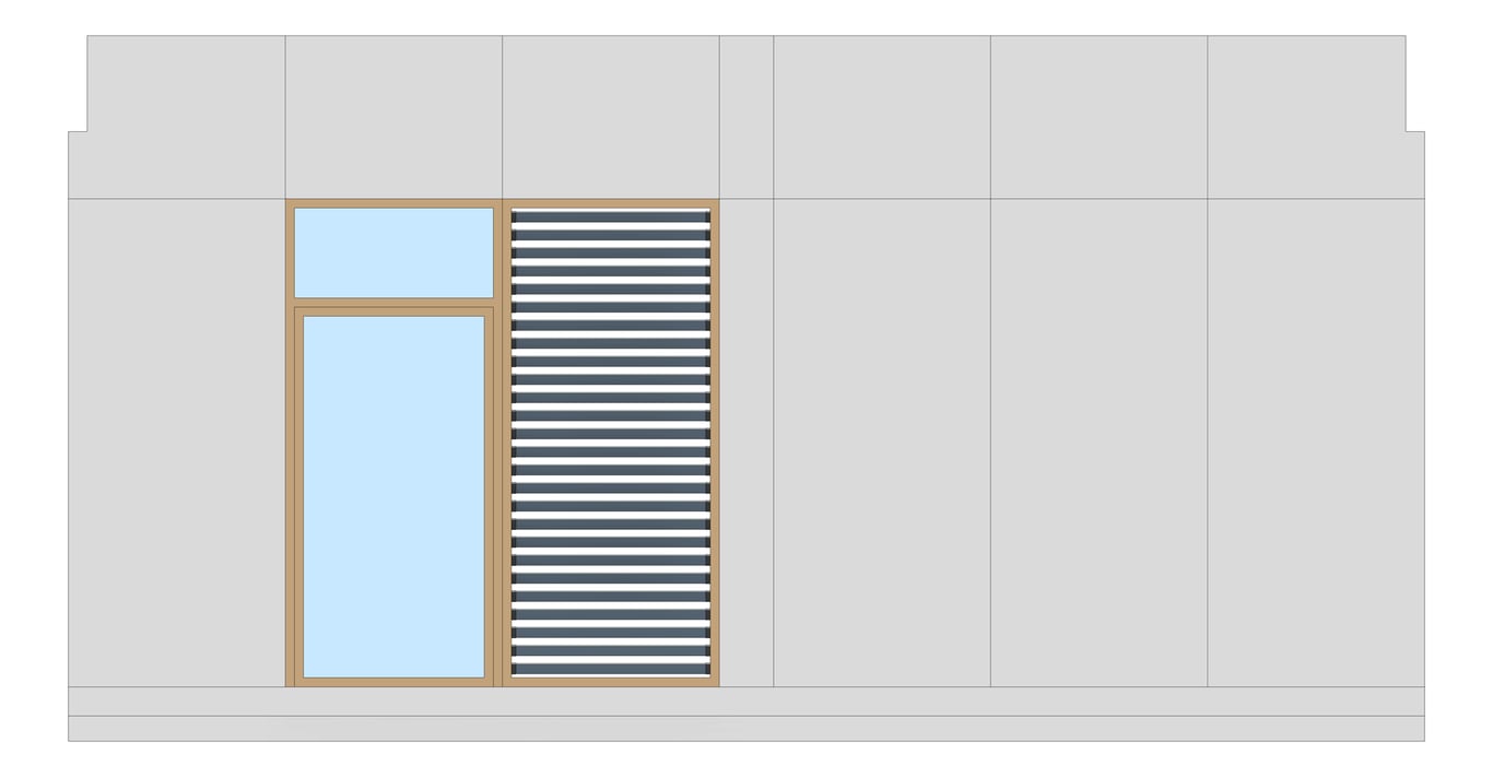 Front Image of FACADE Assembly Food-And-Textile Type2A 3900x7500mm