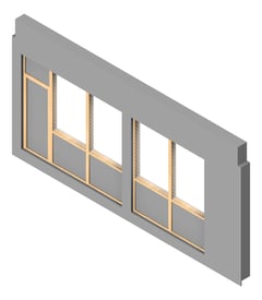 3D Presentation Image of FACADE Assembly Food-And-Textile Type4A 3900x7500mm