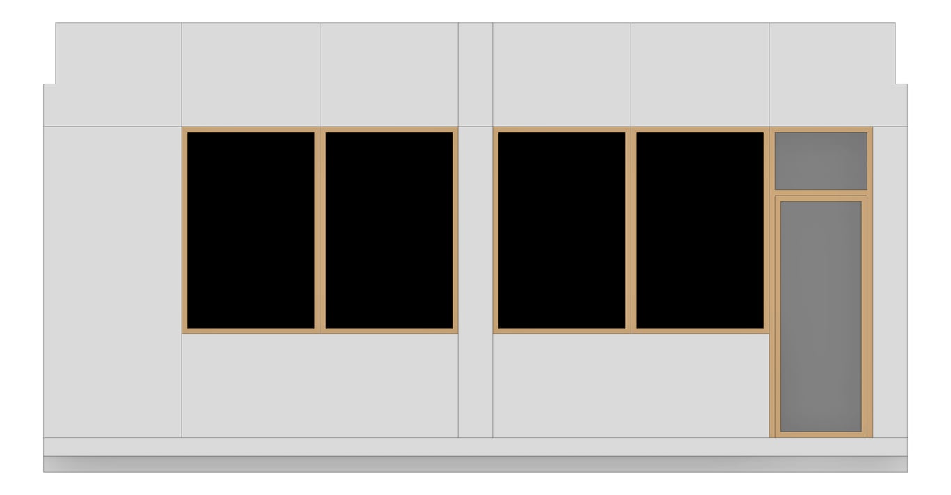Front Image of FACADE Assembly Food-And-Textile Type4A 3900x7500mm