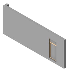 3D Presentation Image of FACADE Assembly General Type12C 3900x9600mm