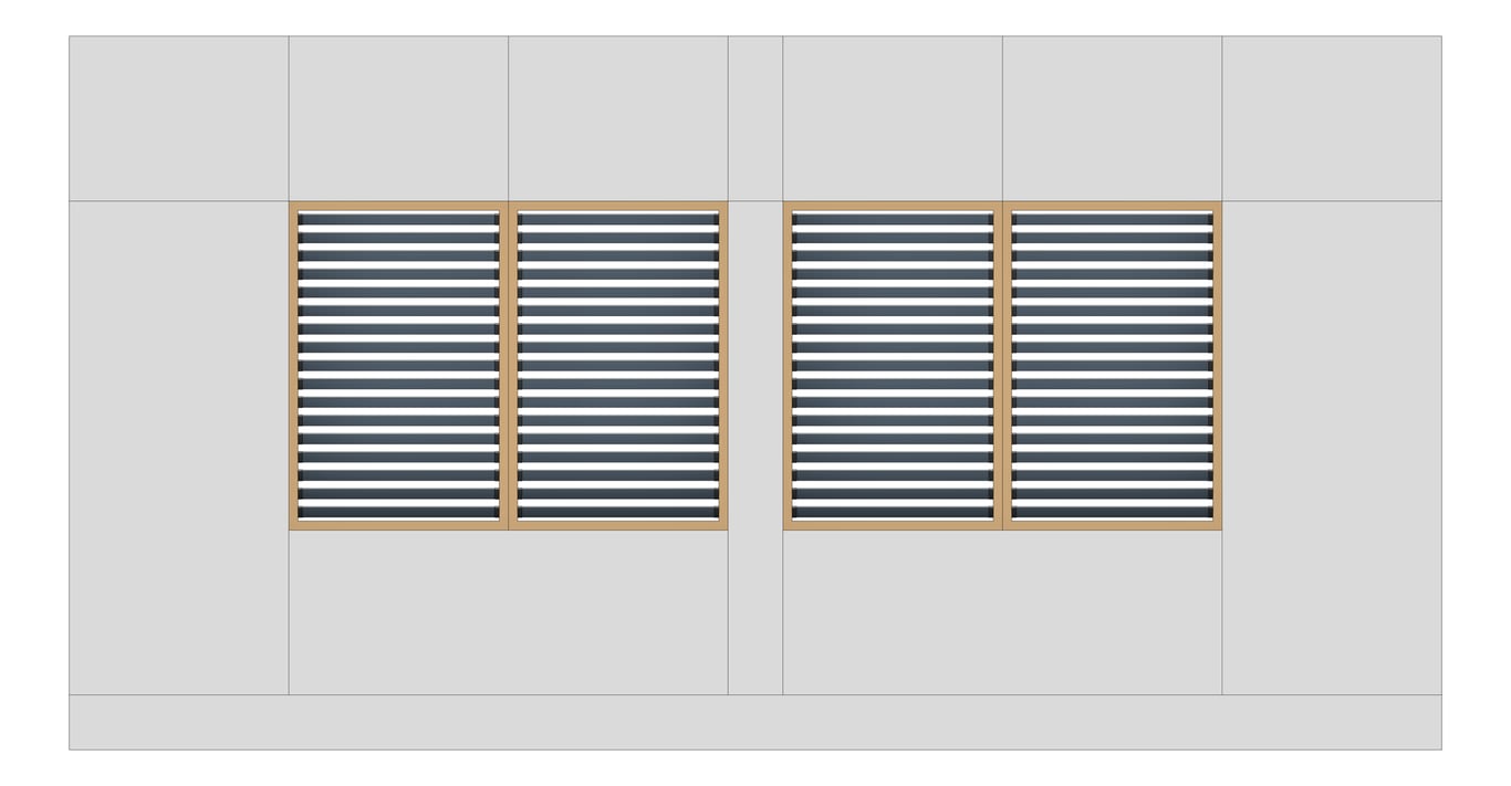 Front Image of FACADE Assembly General Type18B 3900x7500mm