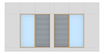 Front Image of FACADE Assembly General Type1B 3900x7500mm
