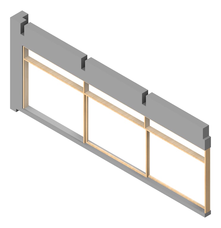 Navigate to FACADE Assembly General Type1D 3600x9600mm