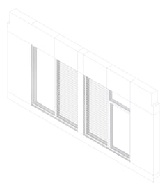 3D Documentation Image of FACADE Assembly General Type2A 3900x7500mm