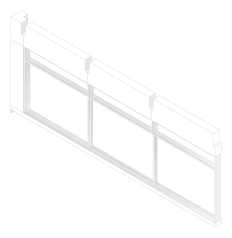 3D Documentation Image of FACADE Assembly General Type2D 3600x9600mm