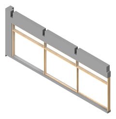 3D Presentation Image of FACADE Assembly General Type2D 3600x9600mm