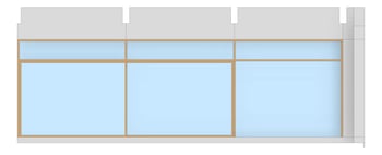 Front Image of FACADE Assembly General Type2D 3600x9600mm
