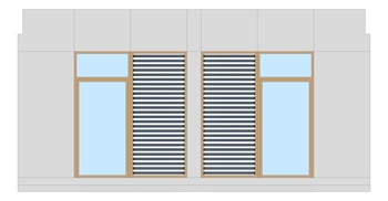 Front Image of FACADE Assembly General Type3A 3900x7500mm