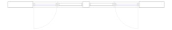 Plan Image of FACADE Assembly General Type3A 3900x7500mm