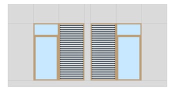 Front Image of FACADE Assembly General Type3B 3900x7500mm