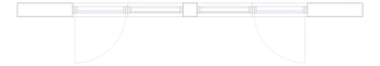Plan Image of FACADE Assembly General Type3B 3900x7500mm
