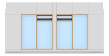 Front Image of FACADE Assembly General Type5A 3900x7500mm