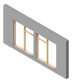3D Presentation Image of FACADE Assembly General Type5B 3900x7500mm