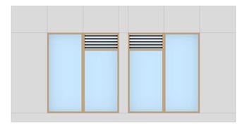 Front Image of FACADE Assembly General Type5B 3900x7500mm