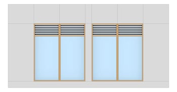 Front Image of FACADE Assembly General Type6B 3900x7500mm
