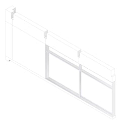 3D Documentation Image of FACADE Assembly General Type6D 3600x9600mm