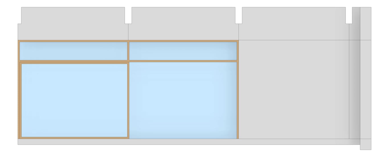 Front Image of FACADE Assembly General Type6D 3600x9600mm